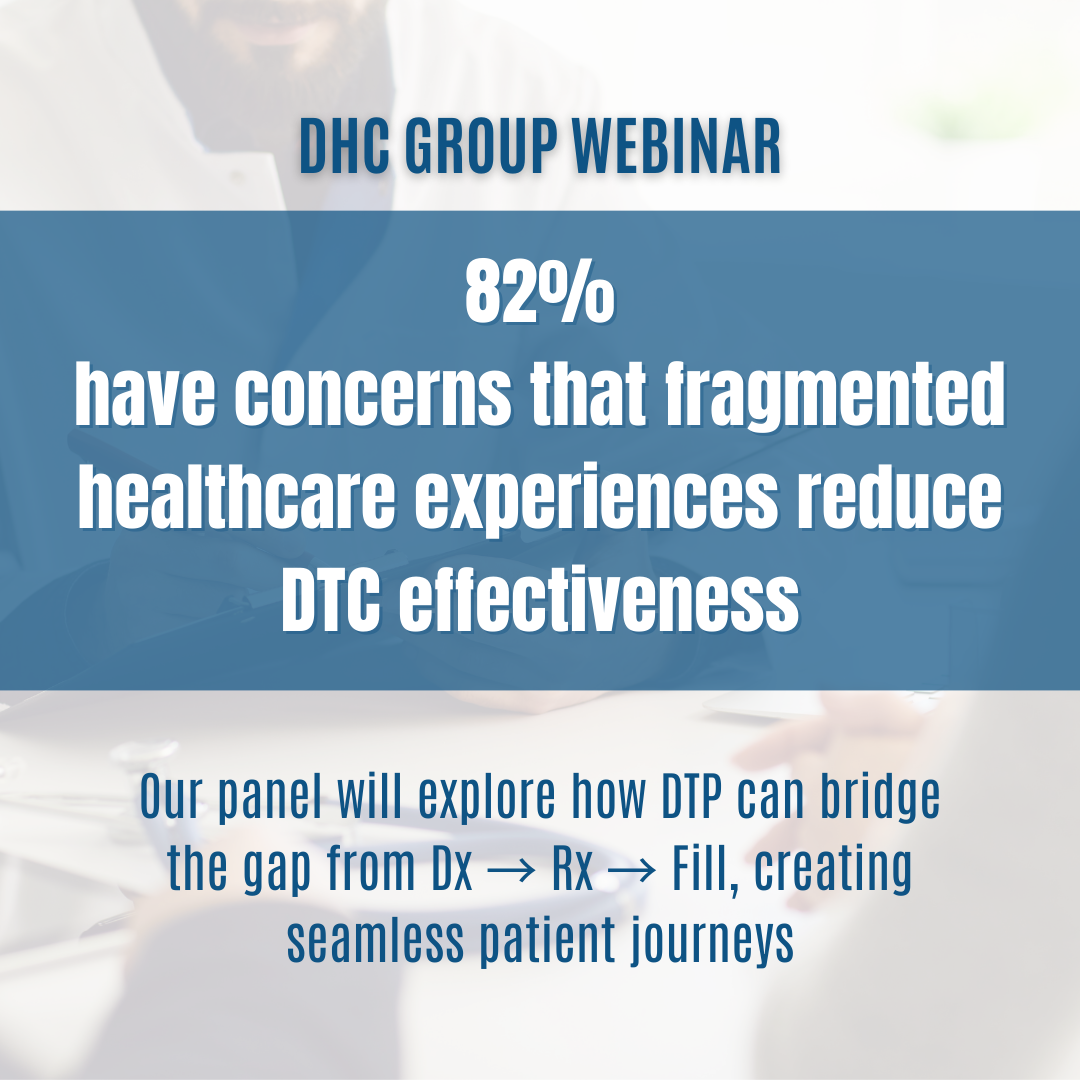 DHC Group webinar carousel — 82% concerned about fragmentation